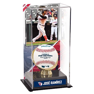 Jose Ramirez Cleveland Guardians Gold Glove Display Case with Image
