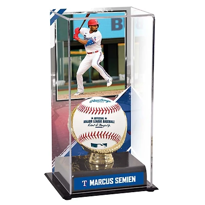 Marcus Semien Texas Rangers Gold Glove Display Case with Image