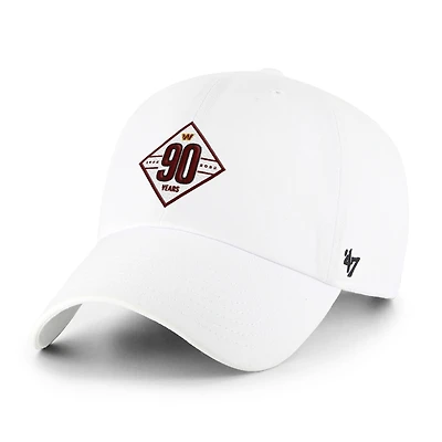 Men's '47  White Washington Commanders 90th Season Clean Up Adjustable Hat