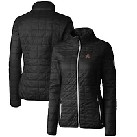 Women's Cutter & Buck Black Arizona Diamondbacks Rainier PrimaLoft Eco Full-Zip Puffer Jacket