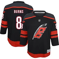 Youth Brent Burns Black Carolina Hurricanes Home Replica Player Jersey