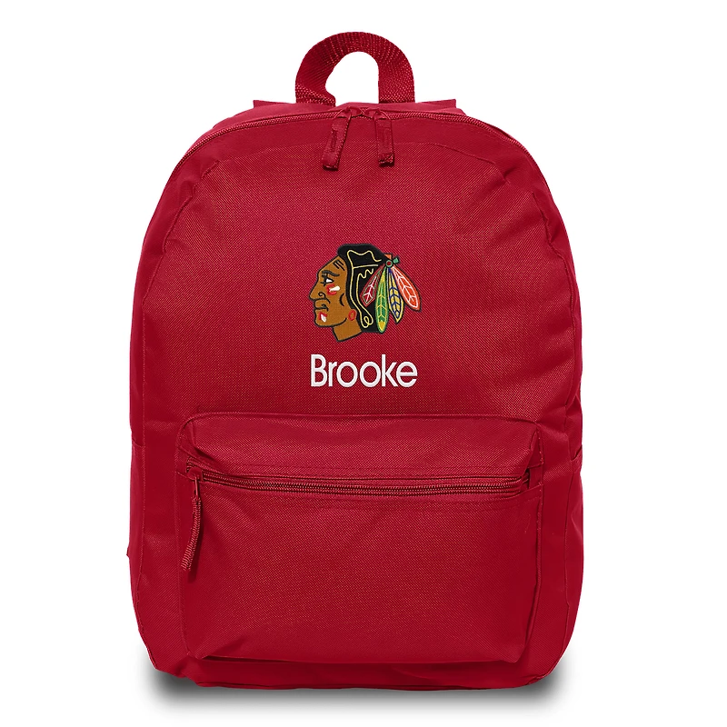 Chicago Blackhawks Personalized Backpack