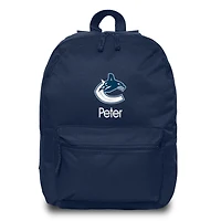 Navy Vancouver Canucks Personalized Backpack