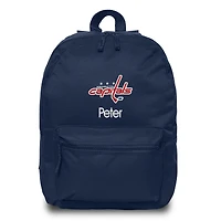 Navy Washington Capitals Personalized Backpack