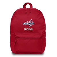 Red Washington Capitals Personalized Backpack