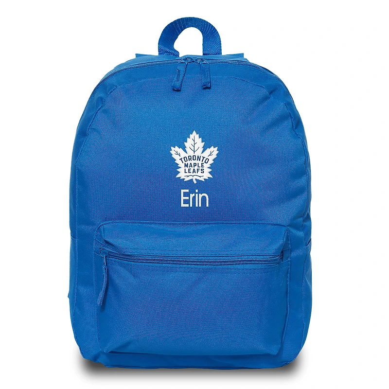Blue Toronto Maple Leafs Personalized Backpack