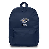 Navy Nashville Predators Personalized Backpack