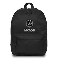 Black NHL Personalized Backpack