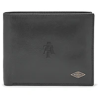 Men's Fossil North Carolina A&T Aggies Leather Ryan RFID Passcase Wallet
