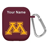 Maroon Minnesota Golden Gophers Personalized AirPods Case Cover