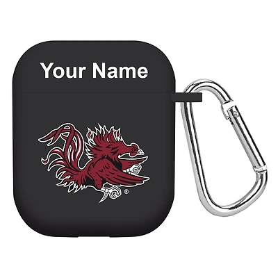 Black South Carolina Gamecocks Personalized AirPods Case Cover