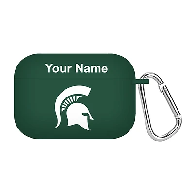 Green Michigan State Spartans Personalized AirPods Pro Case Cover