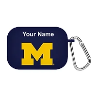 Navy Michigan Wolverines Personalized AirPods Pro Case Cover