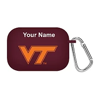 Maroon Virginia Tech Hokies Personalized AirPods Pro Case Cover