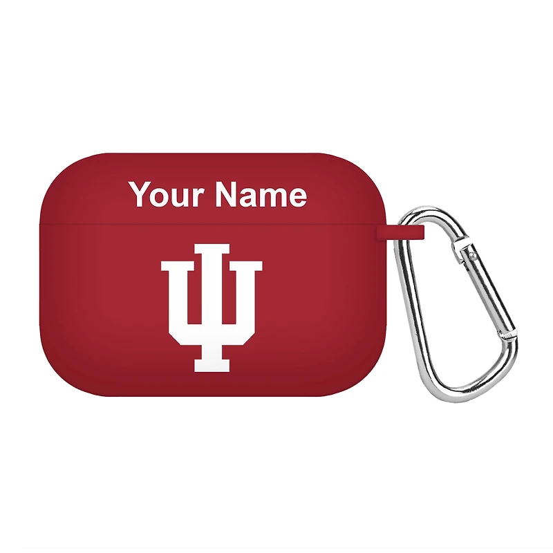 Crimson Indiana Hoosiers Personalized AirPods Pro Case Cover