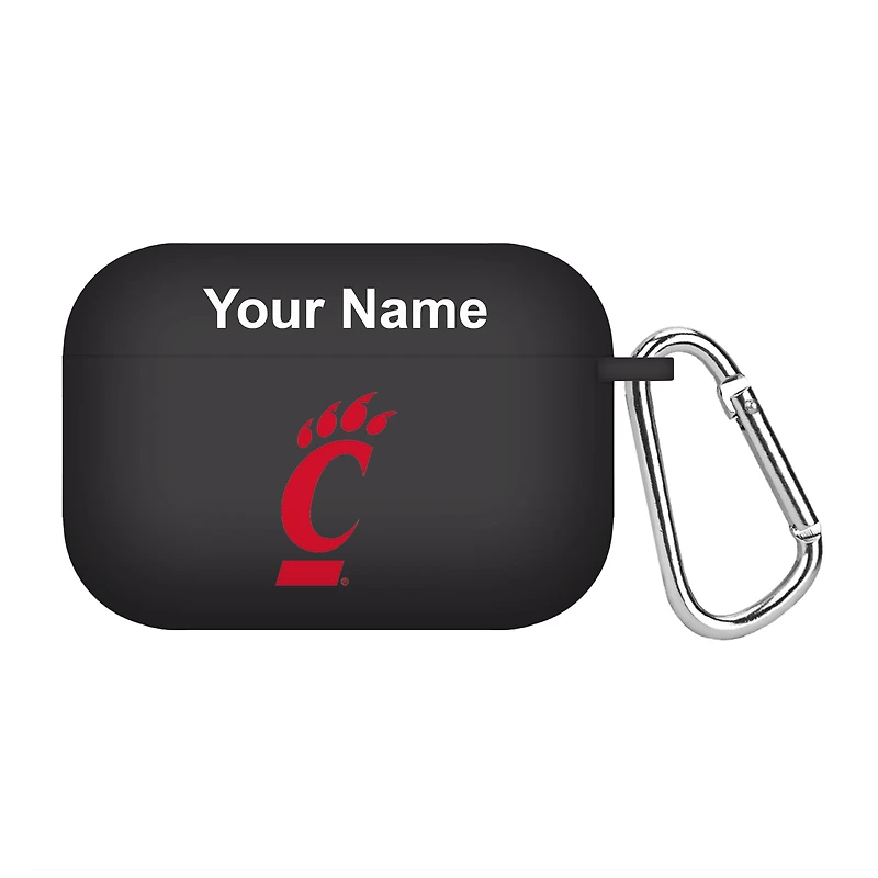 Black Cincinnati Bearcats Personalized AirPods Pro Case Cover