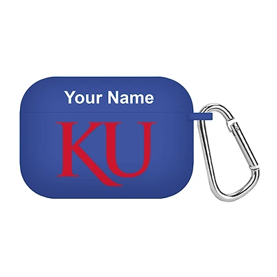 Royal Kansas Jayhawks Personalized AirPods Pro Case Cover