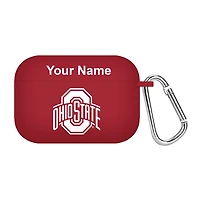 Scarlet Ohio State Buckeyes Personalized AirPods Pro Case Cover