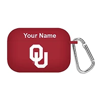 Crimson Oklahoma Sooners Personalized AirPods Pro Case Cover