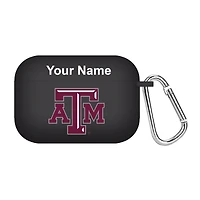 Black Texas A&M Aggies Personalized AirPods Pro Case Cover