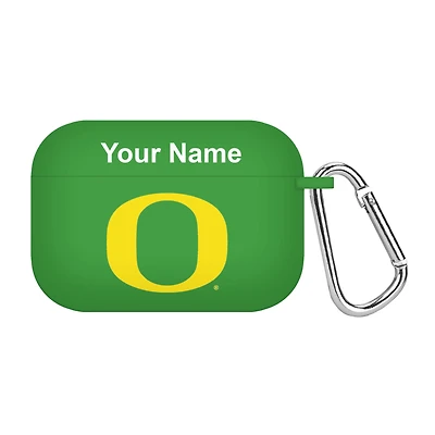 Forest Green Oregon Ducks Personalized AirPods Pro Case Cover