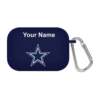 Navy Dallas Cowboys Personalized AirPods Pro Case Cover