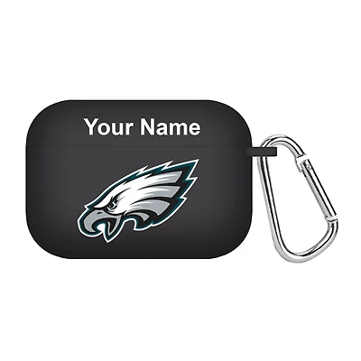 Black Philadelphia Eagles Personalized AirPods Pro Case Cover