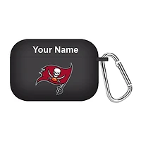 Black Tampa Bay Buccaneers Personalized AirPods Pro Case Cover
