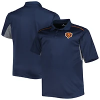 Men's Navy Chicago Bears Big & Tall Team Color Polo