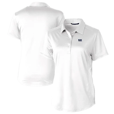 Women's Cutter & Buck White Jackson State Tigers Prospect Textured Stretch Polo