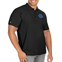 Men's Antigua Black North Georgia Nighthawks Big & Tall Legacy Pique Polo