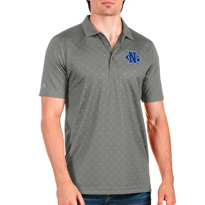 Men's Antigua Steel North Georgia Nighthawks Spark Polo