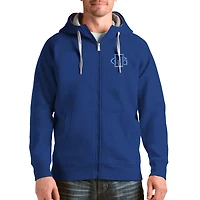 Men's Antigua Royal North Georgia Nighthawks Victory Full-Zip Hoodie