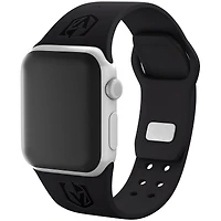 Black Vegas Golden Knights Debossed Silicone Apple Watch Band