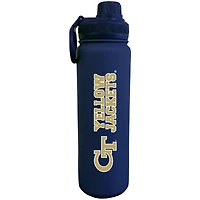 Navy Georgia Tech Yellow Jackets 24oz. Stainless Sport Bottle
