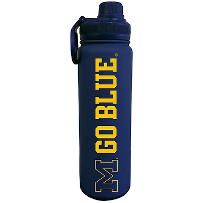 Navy Michigan Wolverines 24oz. Stainless Sport Bottle