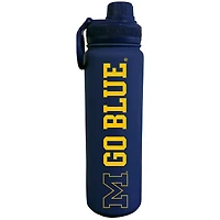 Navy Michigan Wolverines 24oz. Stainless Sport Bottle