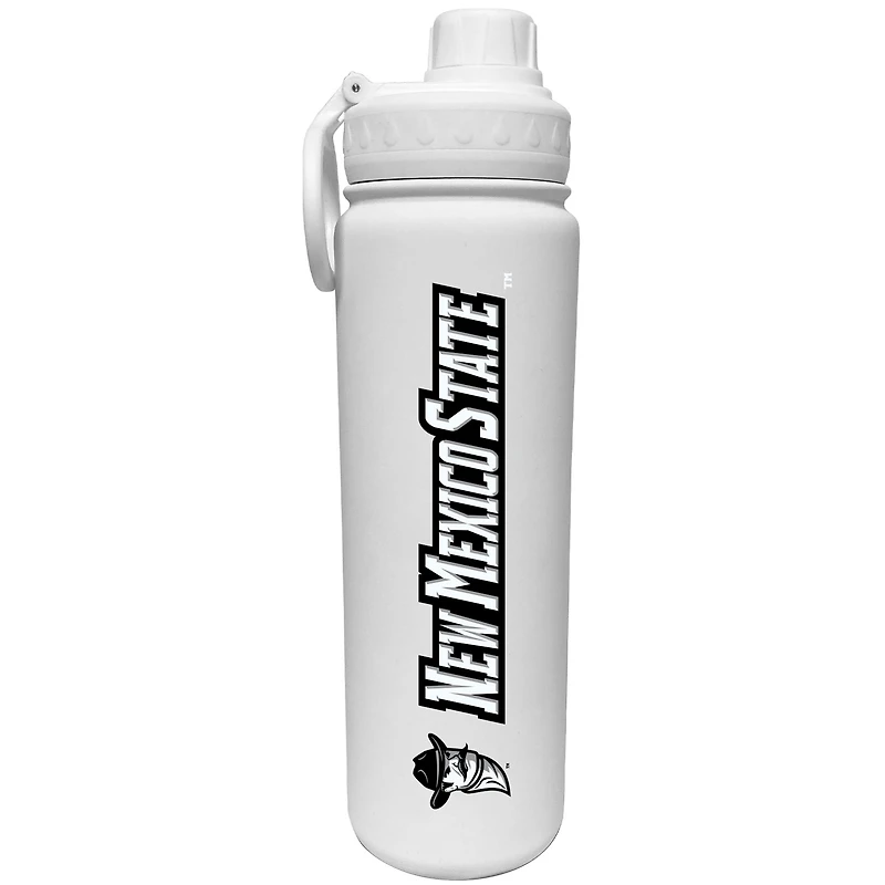 White New Mexico State Aggies 24oz. Stainless Sport Bottle