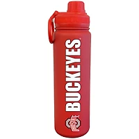 Scarlet Ohio State Buckeyes 24oz. Logo Stainless Sport Bottle