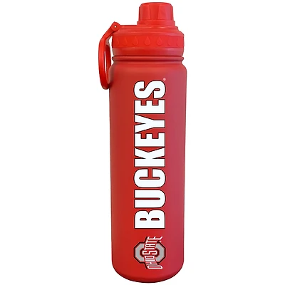 Scarlet Ohio State Buckeyes 24oz. Logo Stainless Sport Bottle