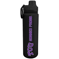 Black TCU Horned Frogs 24oz. Stainless Sport Bottle