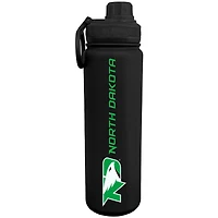 Black North Dakota 24oz. Stainless Sport Bottle