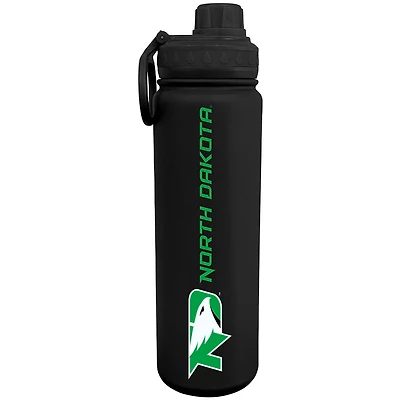 Black North Dakota 24oz. Stainless Sport Bottle