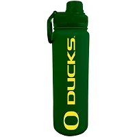 Green Oregon Ducks 24oz. Logo Stainless Sport Bottle