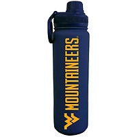 Navy West Virginia Mountaineers 24oz. Stainless Sport Bottle