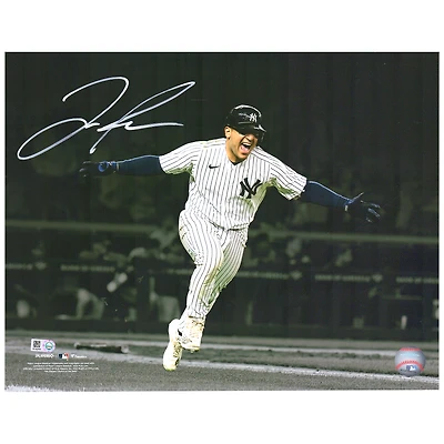 Jose Trevino New York Yankees Autographed 11" x 14" Arms Out Spotlight Photograph