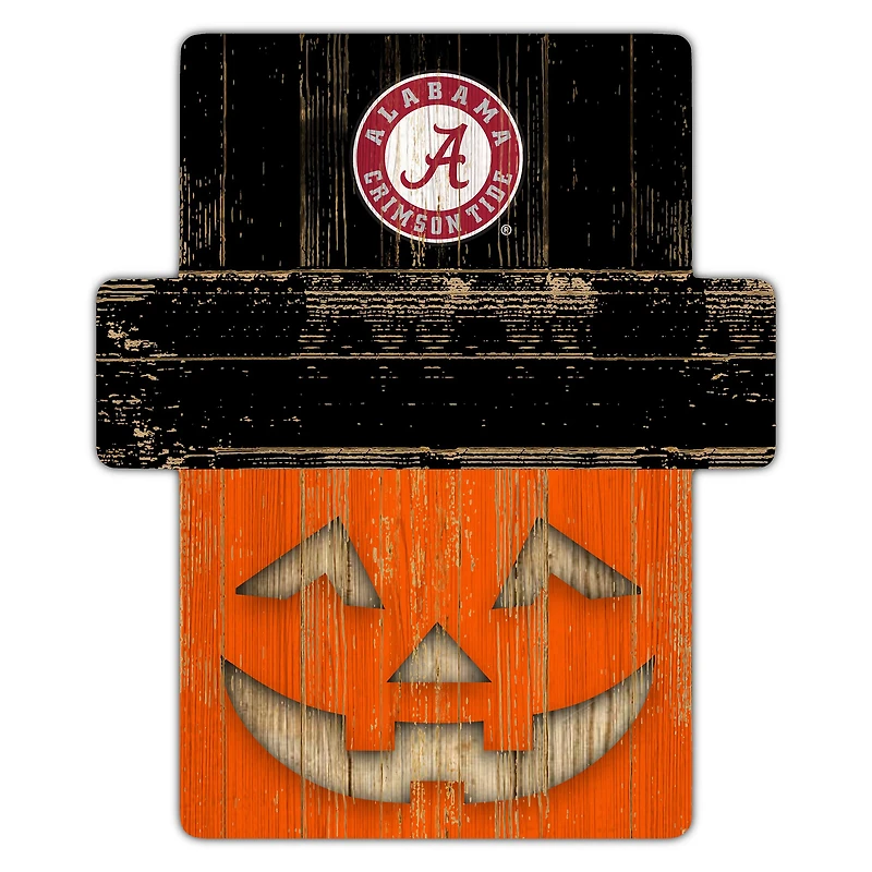 Alabama Crimson Tide 12" x 12" Jack-O-Lantern Display