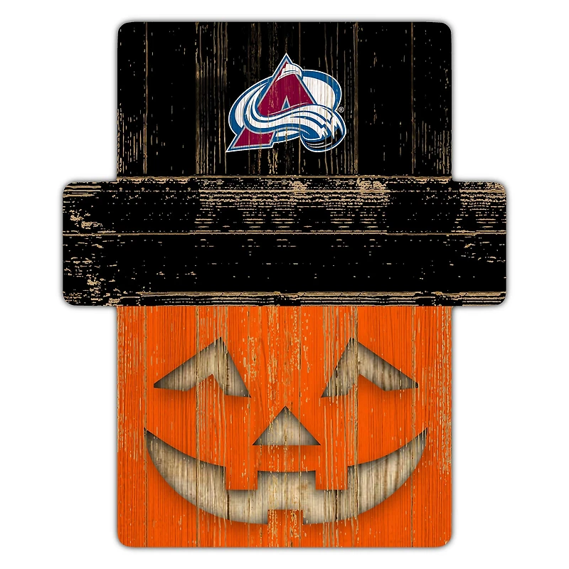 Colorado Avalanche 12" x 12" Jack-O-Lantern Display
