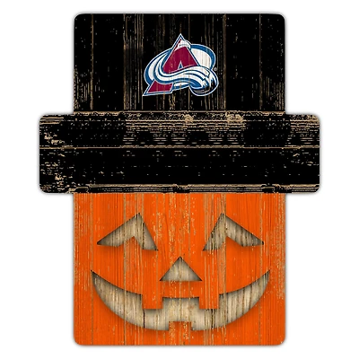 Colorado Avalanche 12" x 12" Jack-O-Lantern Display