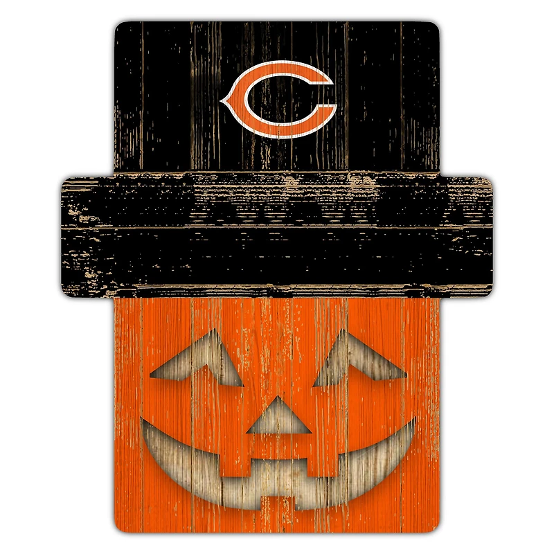 Chicago Bears 12" x 12" Jack-O-Lantern Display